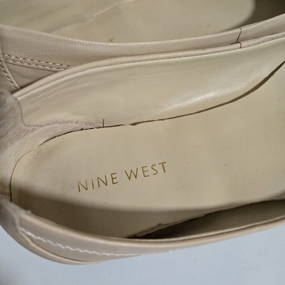 Cream Nine West flats - Picture 2 of 6